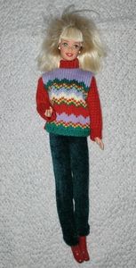 Vintage 1998 Tree Trimming Barbie